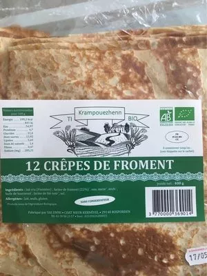 Crêpes de froment  400 g, code 3770000369014