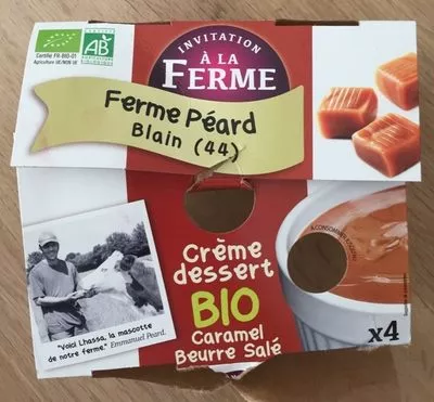 Crème dessert caramel beurre salé Invitation à la Ferme 400 g, code 3770000451863