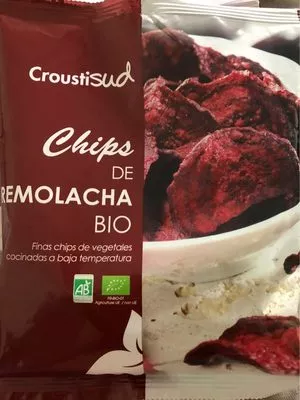 Chips de remolacha bio Croustisud , code 3770000910506