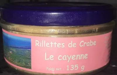 Rillettes de crabe Le Cayenne 135 g, code 3770001652214