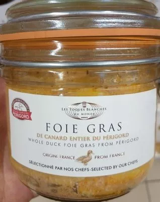 Foie gras de canard entier du Périgord Les Toques Blanches du Monde 180 g, code 3770002165218