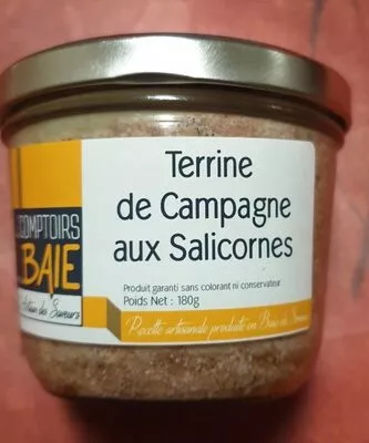 Terrine de campagne aux Salicornes  180 g, code 3770003802297