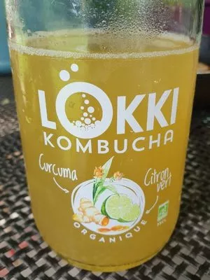 Kombucha Curcuma / Citron vert LÖKKI Kombucha 75 cl, code 3770006064159