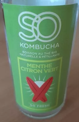 SO Kumbucha Menthe Citron Vert So kombucha , code 3770006135033