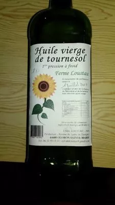 Huile vierge de tournesol Ferme Loustau , code 3770007410061