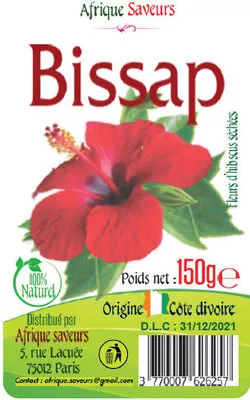 BISSAP AFRIQUE SAVEURS 150 g, code 3770007626257