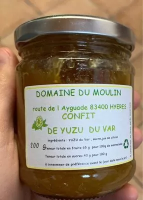 Confit de Yuzu Domaine du Moulin 200 g, code 3770008100022