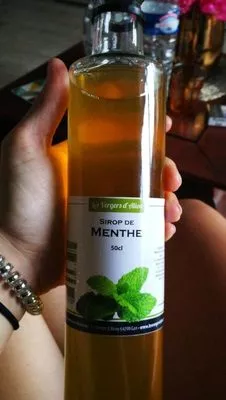 Sirop de menthe Les Vergers d'Aliou , code 3770009292009