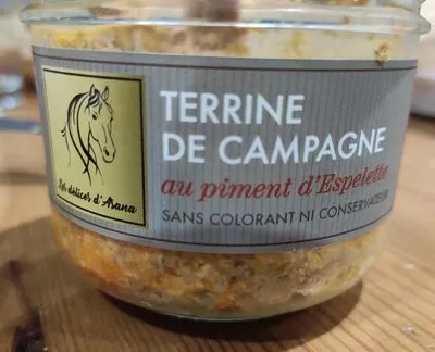 Terrine de campagne au piment d'Espelette  , code 3770010140276