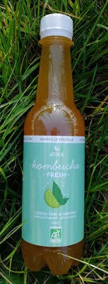 Kombucha fresh Citron vert menthe Atika 33 cl, code 3770010589617