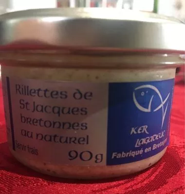 Rillettes de saint jacques bretonnes au naturel  , code 3770011163298