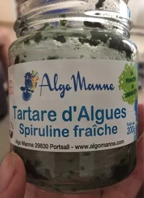 Tartare d'algues spiruline fraiche  , code 3770011698219