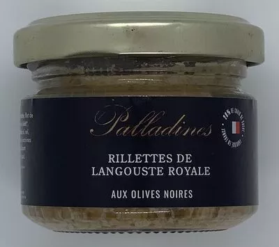 Rillettes de Langouste Royale aux Olives Noires Palladines 50 g, code 3770014391063