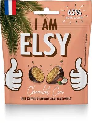 Billes chocolat Coco Elsy , code 3770014878021