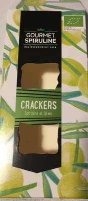 Crackers spiruline et olives Gourmet Spiruline , code 3808664361034