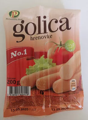 Golica hrenovke Perutnina Ptuj 200g, code 3838901606949