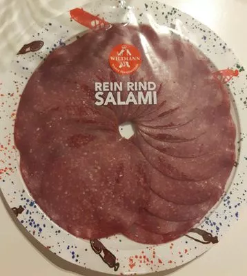 Rein Rind Salami Wiltmann 80g, code 4001956212413