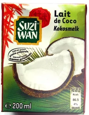 Lait de coco suzi wan Suzi Wan 200 ml, code 4002359632501