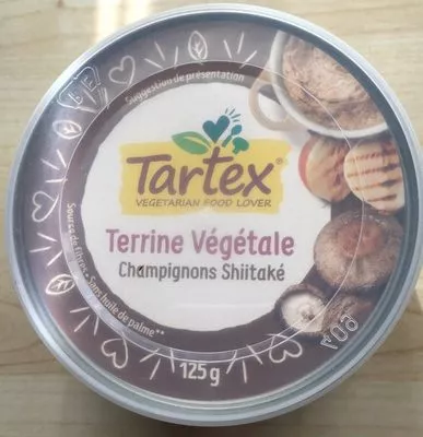 Terrine vegetale champignons Shiitake Tartex 125 g, code 4005514085693