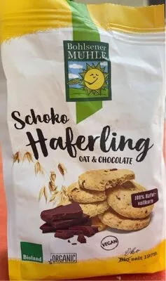 Schoko Haferling Bohlsener Mühle 125g, code 4005561532638