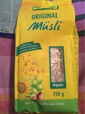 Original müsli Rapunzel 750 g, code 4006040419952