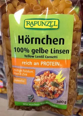 Hörnchen 100% gelbe Linsen Rapunzel 300 g, code 4006040510130