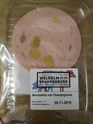 Mortadella mit Champignons wilhelm brandenburg 100 g, code 4006784075131