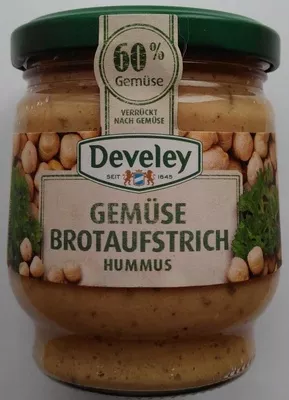 Gemüse Brotaufstrich Hummus Develey 185 g, code 4006824007733