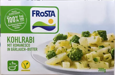 Kohlabi mit Romanesco in Bärlauch-Butter FRoSTA 380 g, code 4008366013593