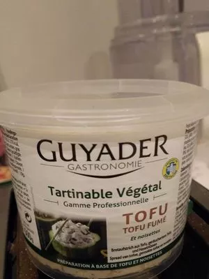 Tofu Fumé et noisettes - tartinable végétal Guyader , code 4008429079559