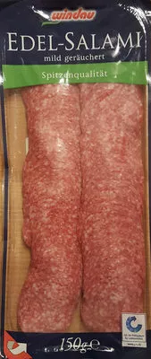 Edel-Salami mild geräuchert windau 150g, code 4010352014507