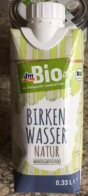 Birkenwasser Natur dm Bio 0,33 L, code 4010355475909