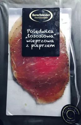 Polędwica łososiowa wieprzowa z pieprzem Berschneider 90 g, code 4011436201981