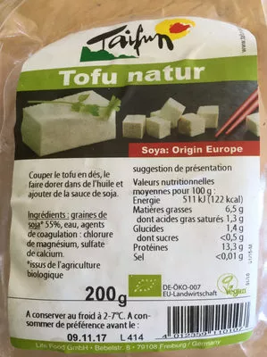 Tofu natur Taifun 200 g, code 4012359110107