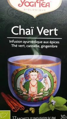 Chaï vert Yogi Tea 17 sachets, code 4012824402645