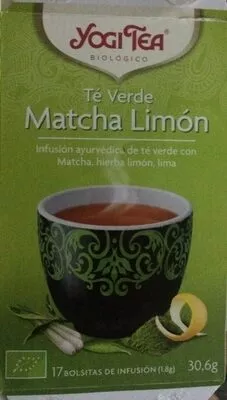 YogiTea thé vert matcha citron Yogi Tea , code 4012824403260