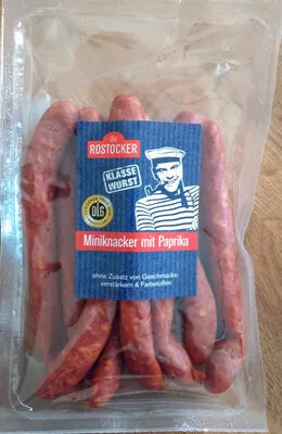 Miniknacker mit Paprika die Rostocker 200 g, code 4012941881040