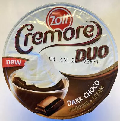 Cremore duo - Dark choco Zott 190g, code 40145280