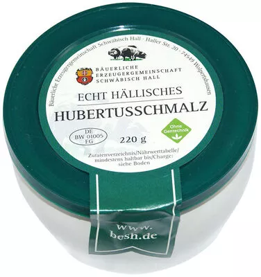 Echt Hällisches Hubertusschmalz BESH 220 g, code 4014829227162