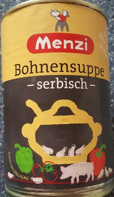 Bohnensuppe serbisch Menzi 400ml, code 4016900026206