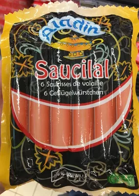 Saucisses de volaille Saucilal, Aladin 200g, code 4018342153953