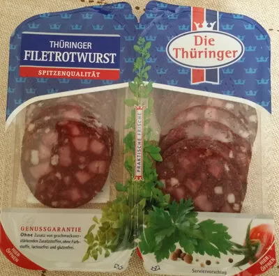 Thüringer Filetrotwurst Die Thüringer 100 g (2x 50 g), code 4019252054019