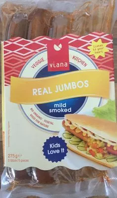 Real Jumbos Viana 275 g, 5 worstjes, code 4019738034092