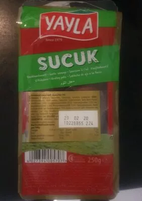 Sucuk Knoblauchwurst Rind, Rind Yayla 250 g, code 4027394005707