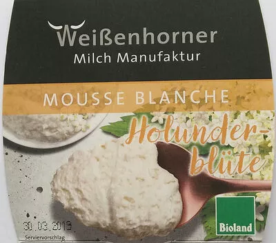 Mousse Blanche Holunderblüte Weißenhorner 80 g, code 4028332442530