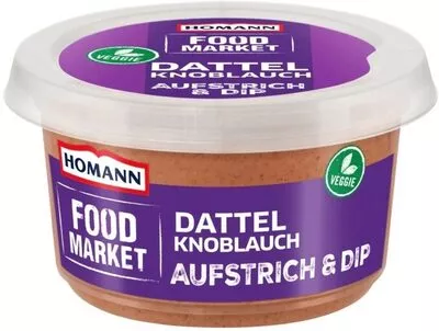 Dattel-Knoblauch Aufstrich & Dip Homann 150 g, code 4030800046720