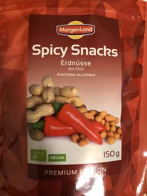 Spicy Snacks (peanuts with Chili) MorgenLand 150g, code 4044019200637