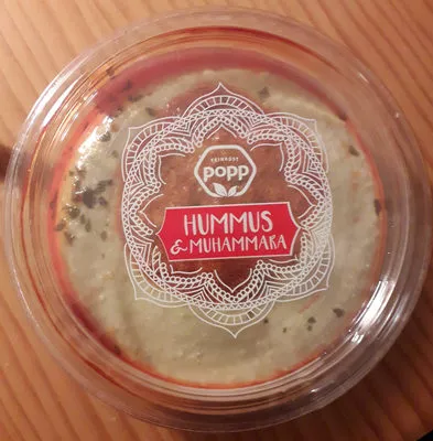 Hummus & Muhammara Feinkost Popp 175g, code 4045800719680