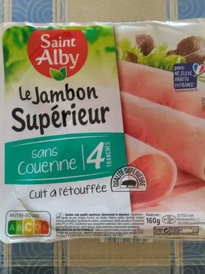 Le jambon superieur saint alby 160g, code 4056489030072