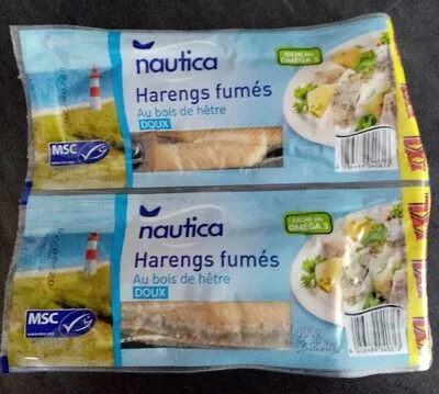 Harengs fumés au bois de hêtre Nautica 400 g, code 4056489040613